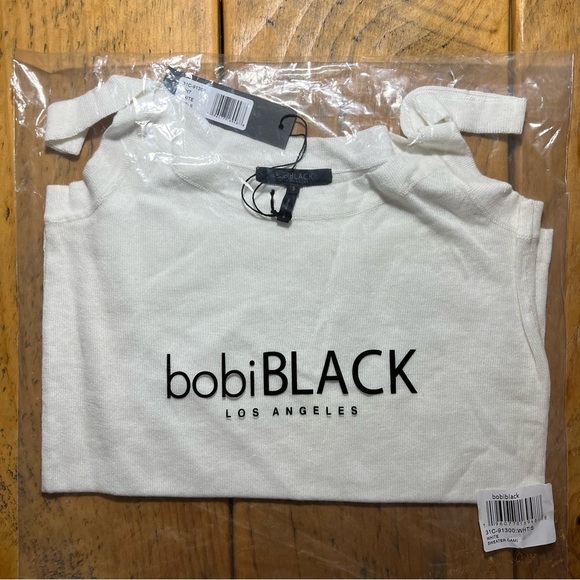 bobi BLACK | Knit Lightweight Cami In White / Ivory - Picture 8 of 9